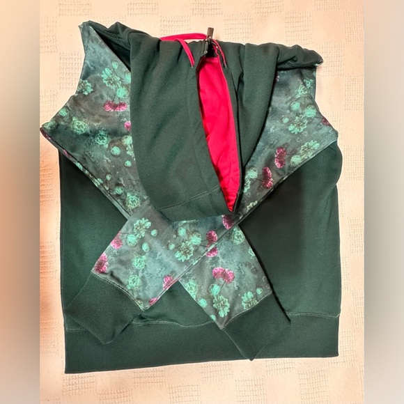 Volcom Hoodie with Pink and Green Accents - Picture 12 of 14